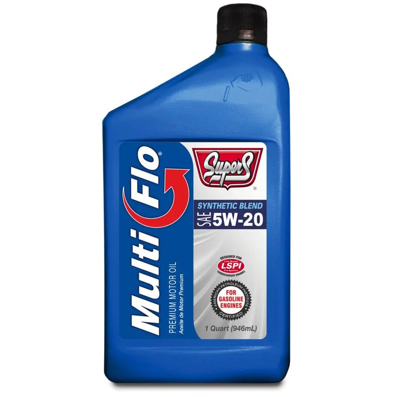 Super S Multi-Flo 5W-20 Synthetic Blend Motor Oil - Case of 6 x 1 Gal