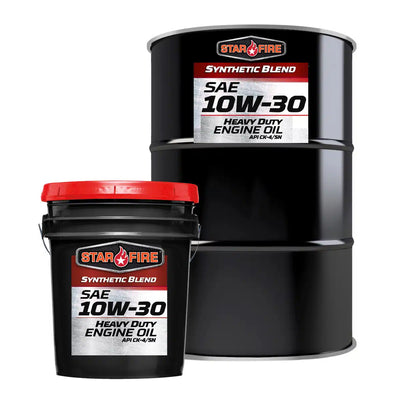 Starfire Synthetic Blend Heavy Duty Premium Plus 10W-30 CK-4 Diesel Engine Oil - 55 Gallon Drum 10W30SBHD