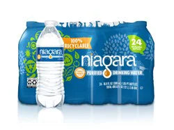 Niagara Purified Drinking Water, 16.9 fl oz Bottles - Case of 24