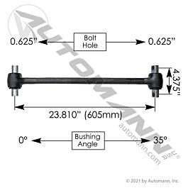 Automann Torque Rod 23.810in Freightliner - TMR534