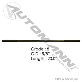 Automann 5/8in X 20in GR8 Threaded Rod - TR806220