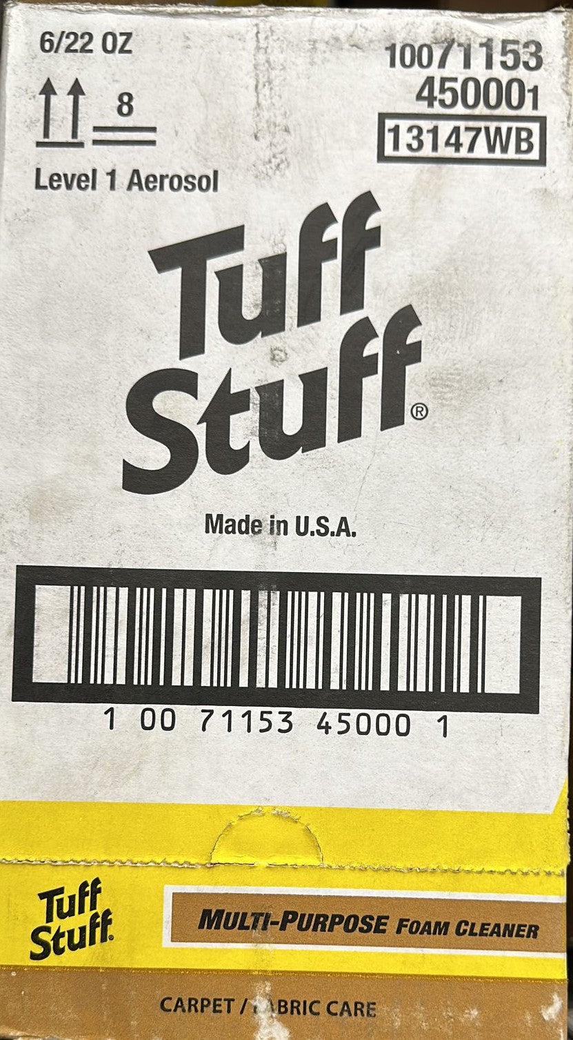 ARMOR ALL TUFF STUFF FOAM CLEANER 12/22OZ