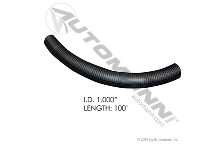 POLY SPLIT LOOM 1IN ID - 100FT ROLL