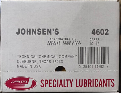 Buy 4602 Johnsen's Heavy-Duty Penetrating Oil Wholesale | 10 Oz | 12 of 1 Case