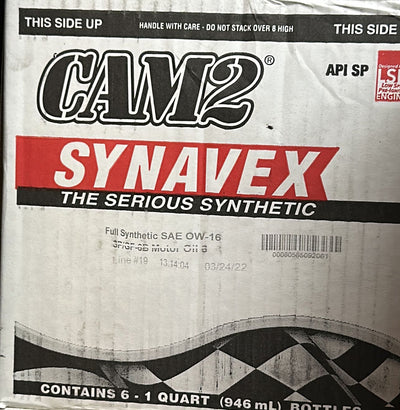 CAM2 0W16 FULL SYNTHETIC 6/1 QTS(47601)