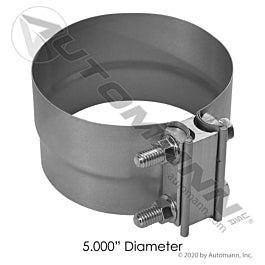 EXHAUST CLAMP PREFORMED 5 INCHES