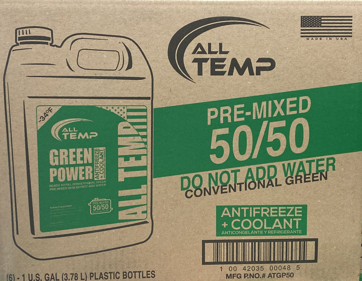 00048 ANTIFREEZE ALL SEASON 50/50 GREEN (6/1 GALLON)