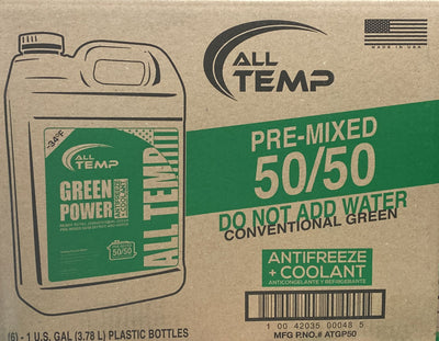 00048 ANTIFREEZE ALL SEASON 50/50 GREEN (6/1 GALLON)