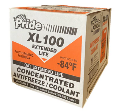 ANTIFREEZE PRIDE DEXCOOL 100% EXTENDED LIFE - 84° F(6/1 GALLON)
