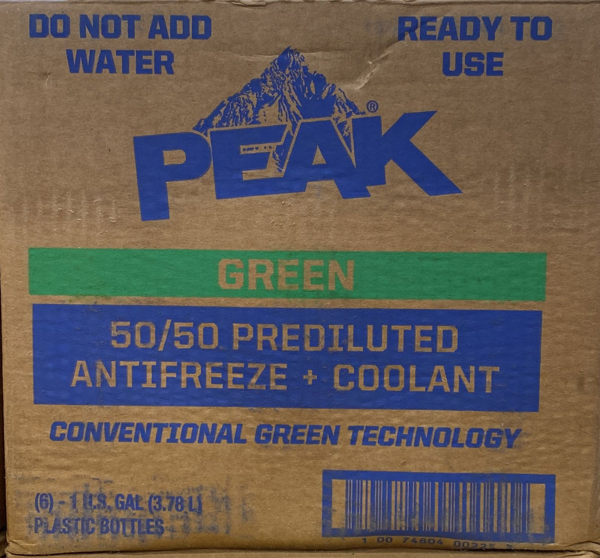 Buy 00225 Antifreeze Peak 50/50 Green Wholesale | 6 of 1 Gallon