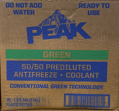 Buy 00225 Antifreeze Peak 50/50 Green Wholesale | 6 of 1 Gallon