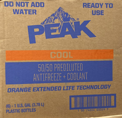 Buy 03329 Antifreeze Peak 50/50 Dexcool Wholesale | 6 of 1 Gallon