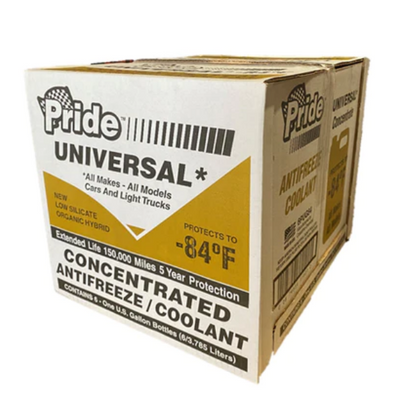 44001 ANTIFREEZE PRIDE 100% UNIVERSAL GOLD EXTENDED LIFE -84° (6/1 GALLON)