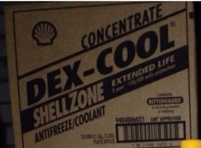 Buy 9404006021 Antifreeze Shell Dexcool Concentrate 100% Wholesale | 6 of 1 Gallon
