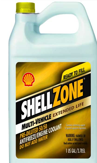 ANTIFREEZE SHELLZONE 50/50 MULTI-VEHICLE (6/1 GALLON)