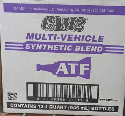 Buy 35612 CAM2 Multi-Vehicle Synthetic Blend Automatic Transmission Fluid Wholesale |12 Quarts of 1 Case