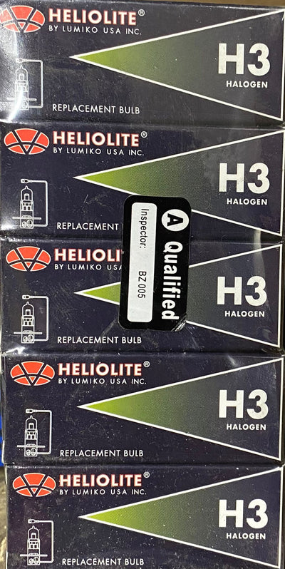 HELIOLITE H3 HALOGEN LIGHT BULB 12V 55W