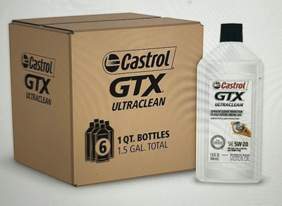 15B743 CASTROL GTX 6/1 5W20 (6 QUARTS/1 CASE)