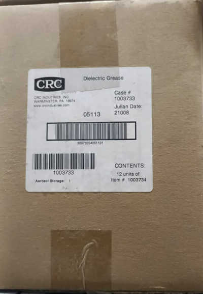 05113 CRC DI-ELECTRIC GREASE 3.3 Oz. 12/1 CASE