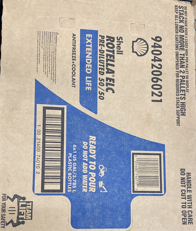 Buy 9404206021 Antifreeze Shell ELC Rotella 50/50 Wholesale | 6 of 1 Gallon