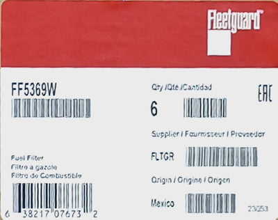 FLEETGUARD FUEL FILTER FF5369W
