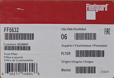 FLEETGUARD FUEL FILTER FF5632