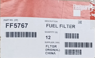 FLEETGUARD FUEL FILTER FF5767