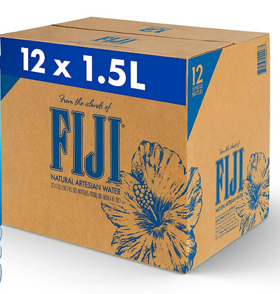 FIJI NATURAL ARTESIAN WATER 1.5 LTR (PACK OF 12)