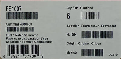 FLEETGUARD FUEL FILTER FS1007
