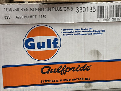 330136 GULF PRIDE SYNTHETIC BLEND 10W30 (12 QUARTS /1 CASE)