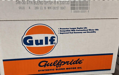 330133 GULF PRIDE SYNTHETIC BLEND 5W30 (12 QUARTS /1 CASE)