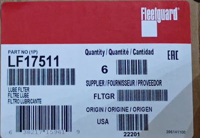 FLEETGUARD LUBE FILTER LF17511