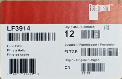 FLEETGUARD OIL FILTER LF3914