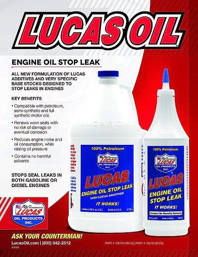 Buy 10278 Lucas Oil Stop Leak Wholesale | 12 of 1 Quarts