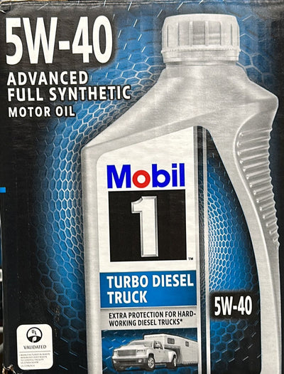 122253 MOBIL 1 TURBO 5W40 (6 QUARTS /1 CASE)