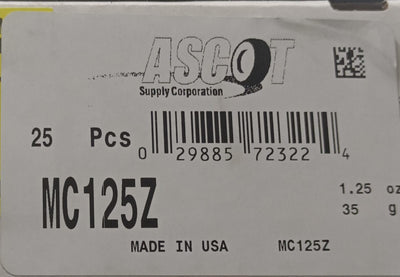 Buy MCZ125 (ASC 1.25 Zinc MC Style Wheel Weight (MC125Z)) Wholesale | Pack of 25