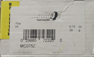Buy MCZ75 (ASC .75 Zinc MC Style Wheel Weight (MC075Z)) Wholesale | Pack of 25