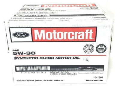 XO5W30Q1SP MOTORCRAFT SYNTHETIC BLEND 5W30 (12 QUARTS/1 CASE)