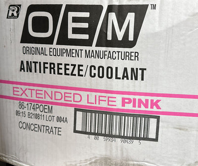 ANTIFREEZE OEM TOYOTA /LEX/SCION PINK 100% (4/1 GALLON)