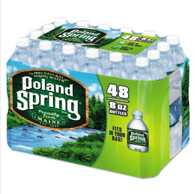 POLAND SPRING 100% NATURAL SPRING WATER 8 Oz. 48 PACK