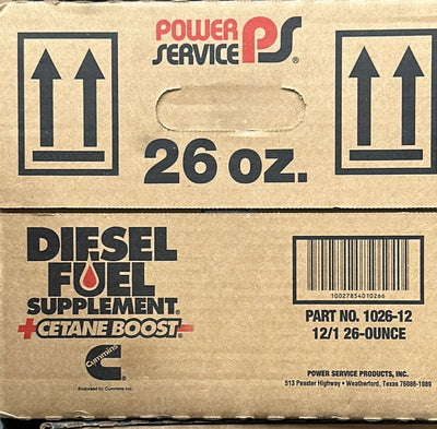 Buy 1025-12 Power Service Diesel Fuel Supplement+cetane Boost Wholesale | 12 of 32 Oz