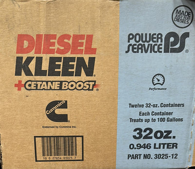 POWER SERVICE DIESEL KLEEN+CETANE BOOST 12/32 Oz