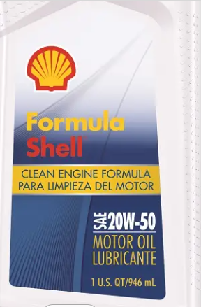 550024067 FORMULA SHELL 20W50 (6 QUARTS /1 CASE)