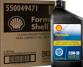550049471 FORMULA SHELL 5W20 (6 QUARTS /1 CASE)