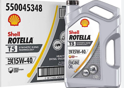550045348 SHELL ROTELLA T5 15W40 3 CASES/ 1 GALLON