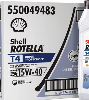 550049483 SHELL ROTELLA T4 15W40 (6 QUARTS/1 CASE)