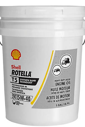500010047P SHELL ROTELLA T5 10W30 5 GALLON PAIL