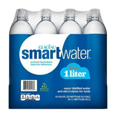 SMART WATER 1 LITER (PACK OF 15)