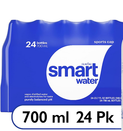 SMART WATER 700 ML SPORTS CAP (PACK OF 24)
