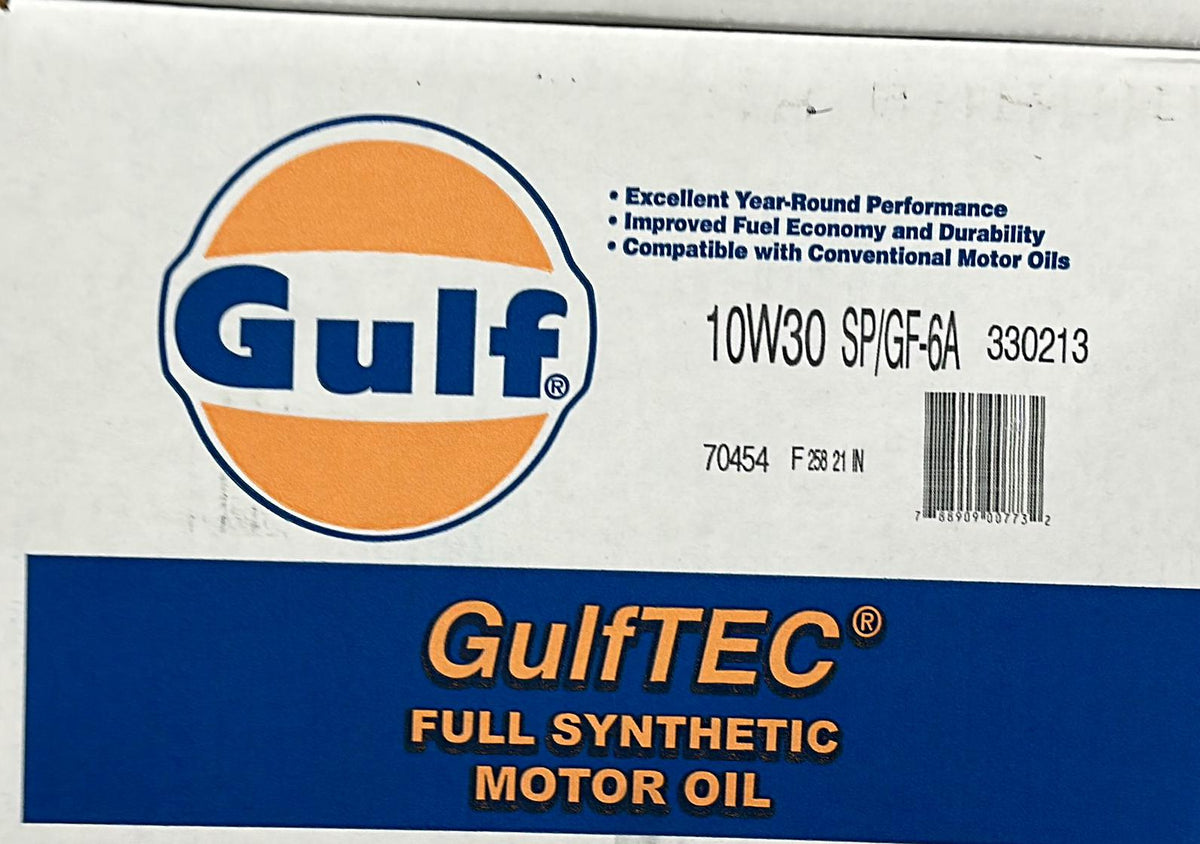 330213 GULF FULL SYNTHETIC 10W30 (12 QUARTS /1 CASE)